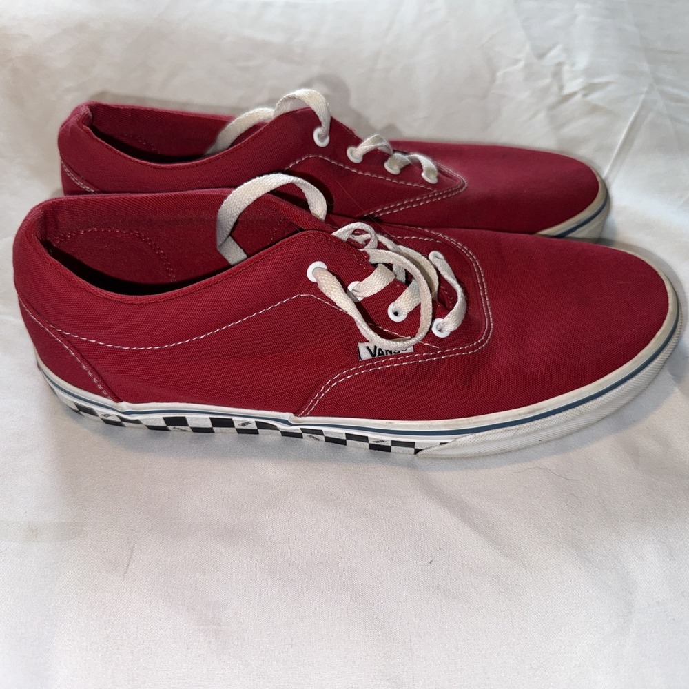 Kids Vans Red Size Youth 7 Shoes